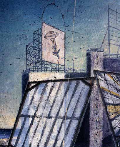 Projektion angeschnitten · Projection Cut off - Painting by Michael Kunze