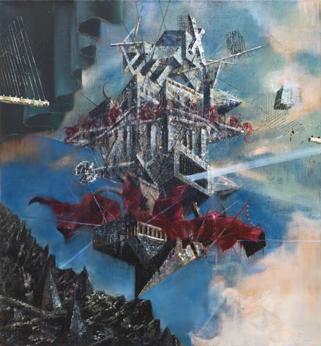 Cogito X - Painting by Michael Kunze