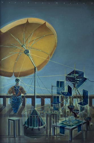 Spiegel / Kern ·  Mirror / Essence - Painting by Michael Kunze