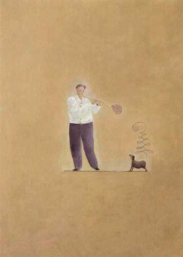 Spanische Wand I · Spanish Wall I - Painting by Michael Kunze