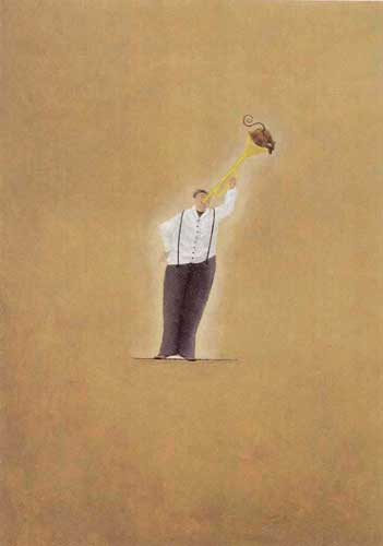Spanische Wand I · Spanish Wall II - Painting by Michael Kunze