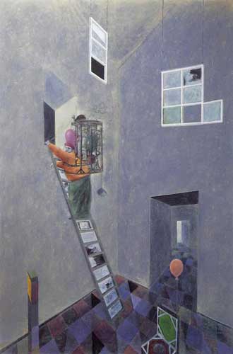 Otto (4) · Otto (4) - Painting by Michael Kunze