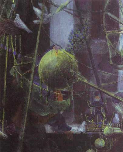 Vormittag/Detail · Forenoon/Detail - Painting by Michael Kunze