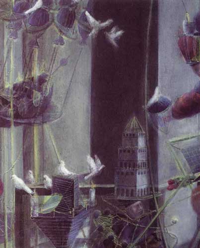 Vormittag/Detail · Forenoon/Detail - Painting by Michael Kunze