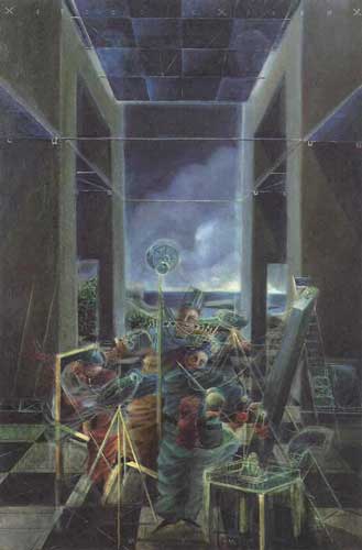 Spiegel / Kern ·  Mirror / Essence - Painting by Michael Kunze