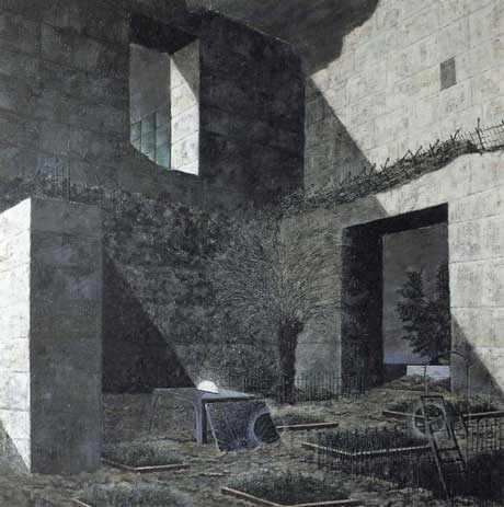 Zeitstillstandsmaschine · Timestandstillmachine - Painting by Michael Kunze