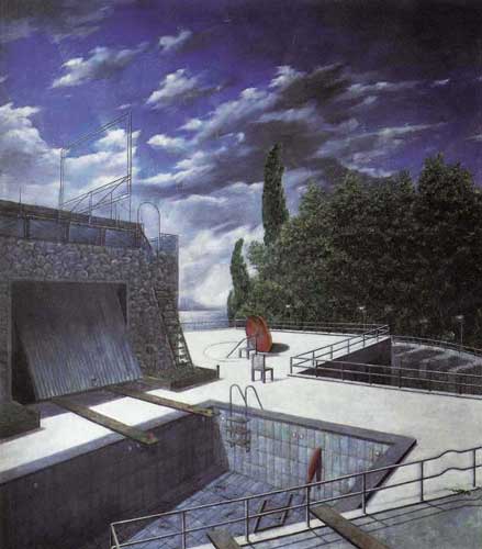 Projektion Paarung ·Projection Copulation - Painting by Michael Kunze