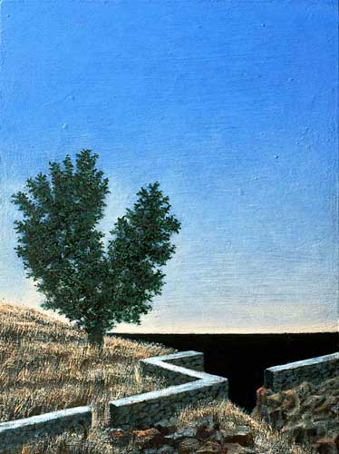 Schuß · Shot - Painting by Michael Kunze