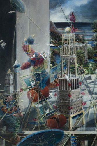 Vormittag/Detail · Forenoon/Detail - Painting by Michael Kunze