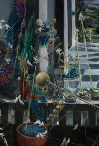 Vormittag/Detail · Forenoon/Detail - Painting by Michael Kunze