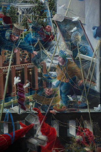 Vormittag/Detail · Forenoon/Detail - Painting by Michael Kunze