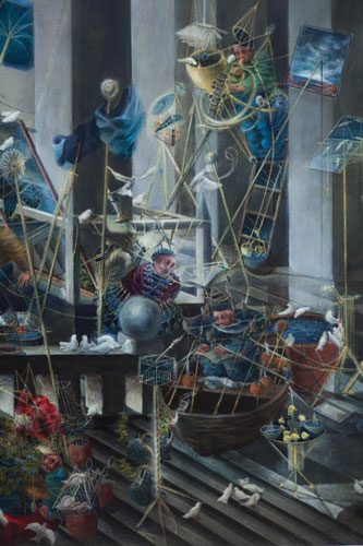 Vormittag/Detail · Forenoon/Detail - Painting by Michael Kunze