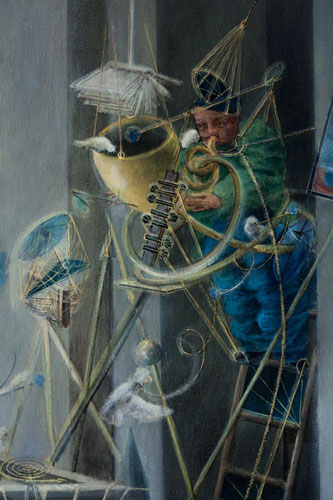 Vormittag/Detail · Forenoon/Detail - Painting by Michael Kunze