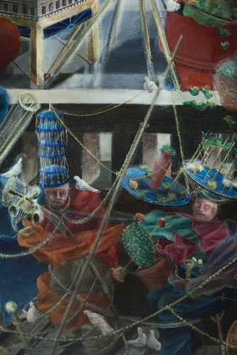 Vormittag/Detail · Forenoon/Detail - Painting by Michael Kunze